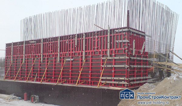 Опалубка мостовых опор стальная крупнощитовая Опрус-3