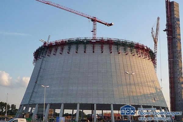 Опалубка градирен самоподъемная с анкерным креплением